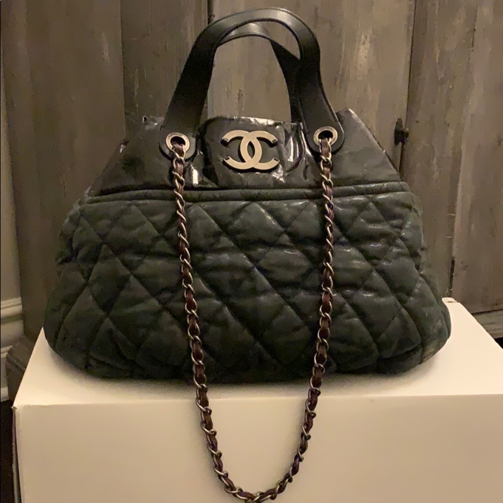 Chanel in the mix large bag in black